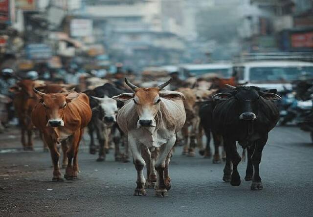 ભરૂચ: આમોદ આછોદ રોડ પર રખડતા ઢોરના કારણે અકસ્માત, 3 બાઈક ચાલક ઇજાગ્રસ્ત