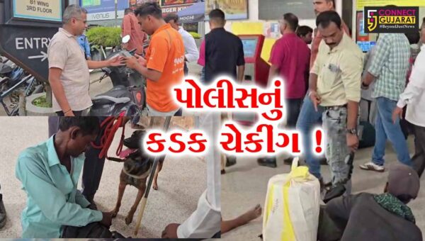 ભરૂચ: રથયાત્રાના પર્વને લઈ પોલીસ સતર્ક, જાહેર સ્થળોએ બૉમ્બ-ડોગ સ્ક્વોડની મદદથી કરાયુ ચેકીંગ