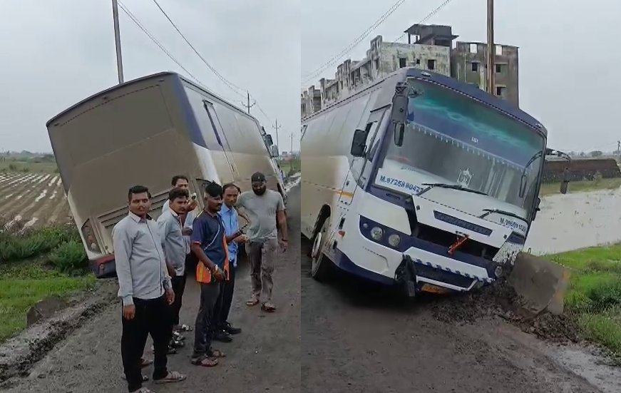ભરૂચ : આમદરા નજીક કંપની કર્મચારીઓની બસ રોડની સાઇડમાં ઉતરી, સદનસીબે મોટી જાનહાનિ ટળી…