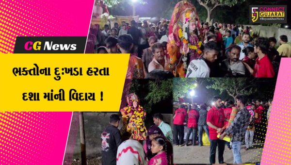 અંકલેશ્વર: 10 દિવસનું આતિથ્ય માણ્યા બાદ દશા માંની પ્રતિમાઓનું પાવન સલીલા માં નર્મદામાં વિસર્જન