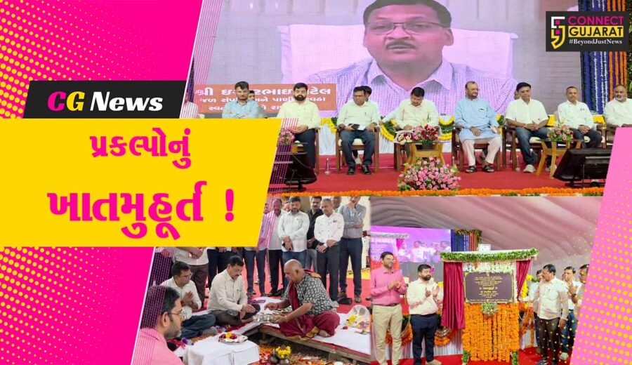 અંકલેશ્વર: સિંચાઈ વિભાગના રૂ.6 કરોડના ખર્ચે નિર્માણ પામનાર પ્રકલ્પોનું જળ સંપત્તિ મંત્રી ઇશ્વરસિંહ પટેલના હસ્તે ખાતમુહૂર્ત