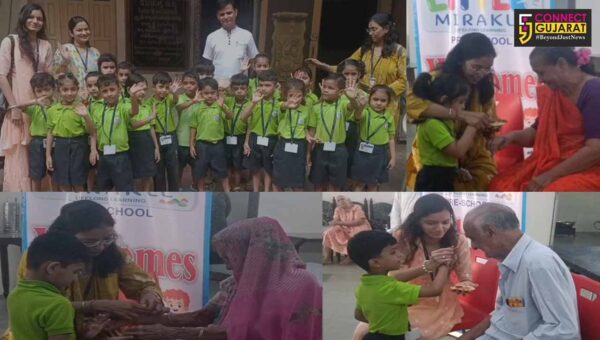 ભરૂચ: Little Miracle Pre-school દ્વારા વડીલોના ઘર ખાતે રક્ષાબંધનના પર્વની અનોખી ઉજવણી