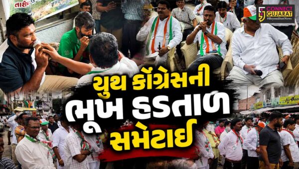 વલસાડ : વશિયર બ્રિજના મુદ્દે 10 દિવસથી ચાલી રહેલી યુથ કોંગ્રેસની ભૂખ હડતાળ આખરે સમેટાઈ