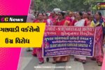 સુરેન્દ્રનગર : આંગણવાડી વર્કરોનો ઉગ્ર વિરોધ, હાઇકોર્ટના ચુકાદાના અમલની કરી જોરદાર માંગ