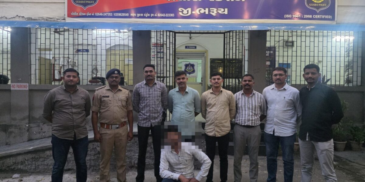 અંકલેશ્વર:એ ડિવિઝન પોલીસે છેલ્લા ચાર વર્ષથી અપહરણ અને પોકસોના ગુનામાં સંડોવાયેલ આરોપીની કરી ધરપકડ
