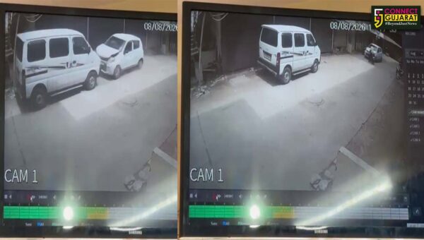 ભરૂચ: આમોદમાં રફતારનો કહેર, બેકાબૂ કાર ચાલકે ત્રણ વાહનોને લીધા અડફેટે-CCTV આવ્યા બહાર