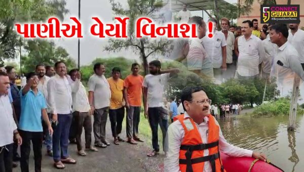 ભરૂચ: હાંસોટ પંથકમાં કિમ નદીના પૂરે મચાવી તબાહી, જળ સંપત્તિ મંત્રી ઇશ્વરસિંહ પટેલે કર્યા અસરગ્રસ્ત ગામોમાં કર્યું નિરીક્ષણ