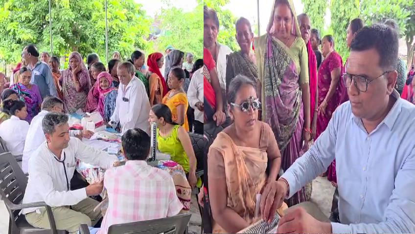 ભરૂચના ઝઘડીયાના ખરચી ગામમાં મેગા આંખ તપાસ કેમ્પ યોજાયો,મોટી સંખ્યમાં જરૂરિયાતમંદોએ લીધો લાભ