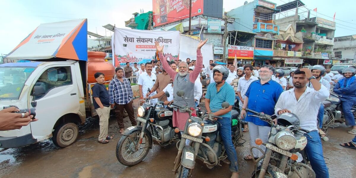 ભરૂચ જિલ્લામાં ‘સેવા સંકલ્પ અભિયાન’ અંતર્ગત બાઈક યાત્રાનું ભવ્ય સ્વાગત, નેત્રંગના ચાસવડમાં યોજાયો કાર્યક્રમ