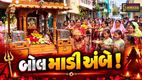 ભરૂચ: ઝઘડિયાથી અંબાજી પગપાળા સંઘનું ભવ્ય સ્વાગત કરાયુ, ધાર્મિક માહોલ જોવા મળ્યો