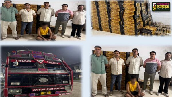 ભરૂચ: પાલેજ પાસે બંધ પેટ્રોલ પંપ પરથી રૂ.7 લાખથી વધુના બીયરના ટીન સાથે ટ્રક ચાલકની ધરપકડ, કુલ રૂ.19.28 લાખનો મુદ્દામાલ જપ્ત