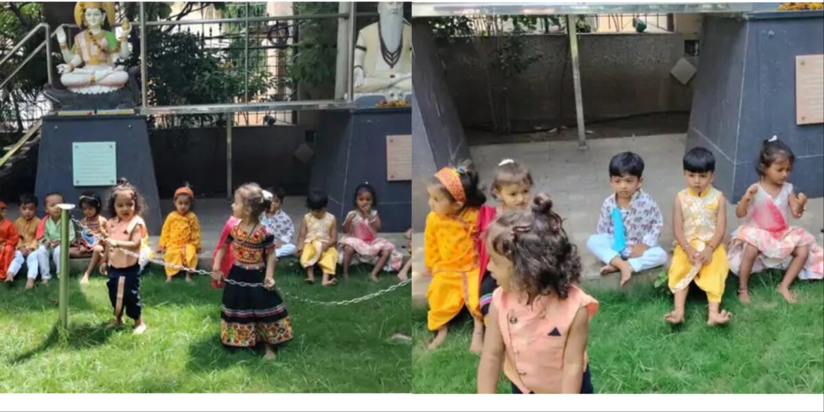 ભરૂચ: રાધા-કૃષ્ણ બનેલા 16 ભૂલકાંઓના કલરવથી સ્ટેચ્યુ પાર્ક ગુંજ્યો, બિફોર જન્માષ્ટમીની ભવ્ય ઉજવણી