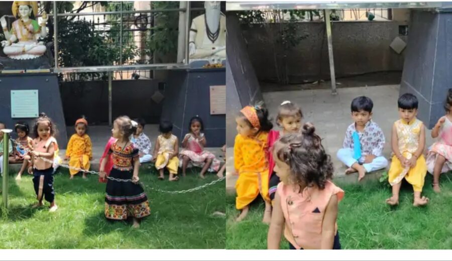 ભરૂચ: રાધા-કૃષ્ણ બનેલા 16 ભૂલકાંઓના કલરવથી સ્ટેચ્યુ પાર્ક ગુંજ્યો, બિફોર જન્માષ્ટમીની ભવ્ય ઉજવણી