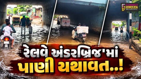 ભાવનગર : કુંભારવાડા વિસ્તારના રેલવે અંડરબ્રિજમાં વરસાદી પાણીનો ભરાવો થતાં લોકોને હાલાકી...