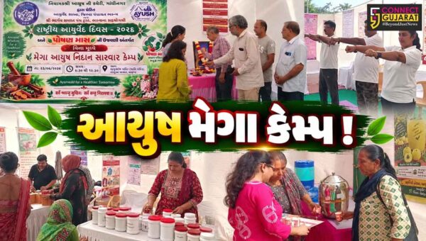 ભરૂચ: 11મા રાષ્ટ્રીય આયુર્વેદ દિવસ નિમિત્તે આયુષ મેગા કેમ્પ યોજાયો, 300થી વધુ લોકોએ લીધો લાભ