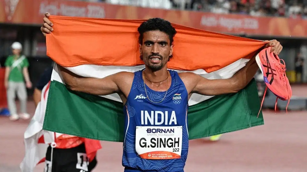 એશિયન ગેમ્સ 2026: ગુલવીર સિંહે 10,000 મીટરમાં જીત્યો સિલ્વર મેડલ