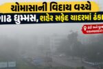 અંકલેશ્વર: ચોમાસાની વિદાય વચ્ચે ગાઢ ધુમ્મસ, શહેર સફેદ ચાદરમાં ઢંકાયું