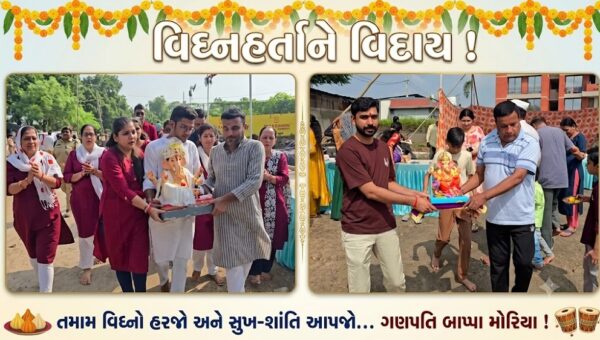 ભરૂચ:11 દિવસનું આતિથ્ય માણ્યા બાદ એકદંતને વિદાય, 3 કૃત્રિમ કુંડમાં શ્રીજીની પ્રતિમાઓનું વિસર્જન
