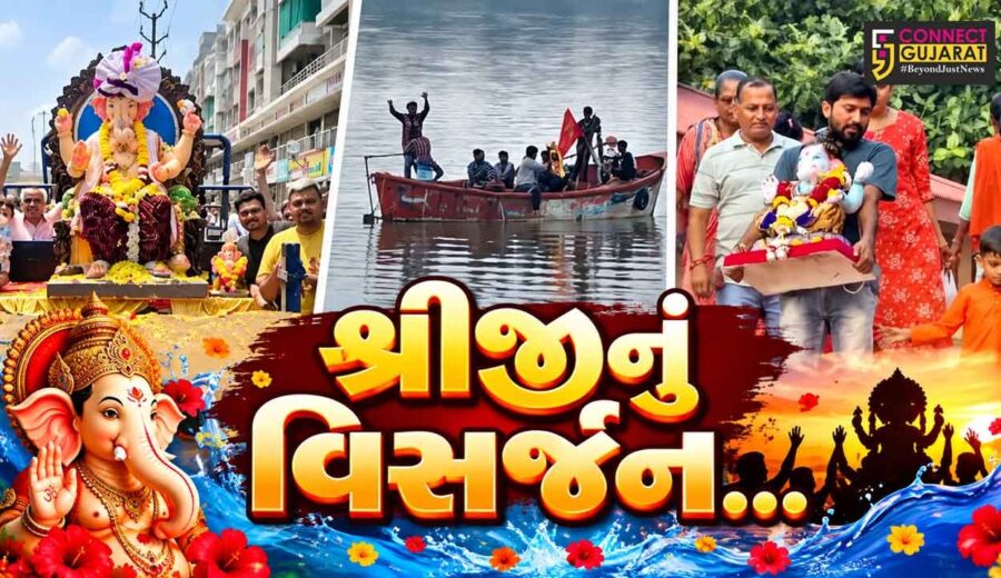 ભરૂચ-અંકલેશ્વરમાં 7 દિવસના સ્થાપન બાદ શ્રીજીને ભાવભરી વિદાય, જળકુંડમાં પ્રતિમાઓનું વિસર્જન કરાયું...