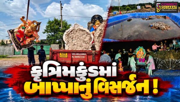 અંકલેશ્વર: તંત્ર દ્વારા બનાવવામાં આવેલ 5 કૃત્રિમકુંડમાં 6 હજાર પ્રતિમાઓનું વિસર્જન,બેઇલ કંપનીમાં આસ્થાભેર કરાશે નિકાલ