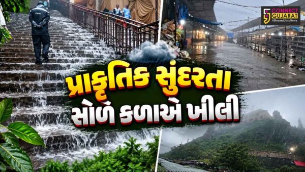 પંચમહાલ : પાવાગઢમાં વહેલી સવારે જામ્યો વરસાદી માહોલ, કુદરતી સૌંદર્ય ખીલી ઉઠ્યું