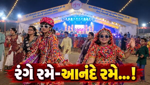 અંકલેશ્વર: સાતમા નોરતે ગરબાની ધૂમ, ખેલૈયાઓ મન મૂકીને ગરબે ઘૂમ્યા