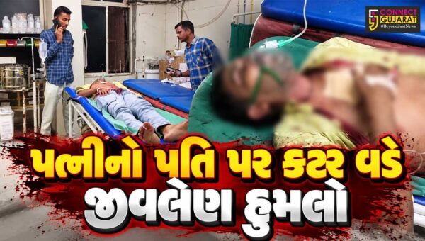 ભાવનગર : ઘરેલુ ઝઘડામાં પત્નીનો પતિ પર કટર વડે જીવલેણ હુમલો, ઈજાગ્રસ્ત સિવિલ હોસ્પિટલમાં સારવાર હેઠળ