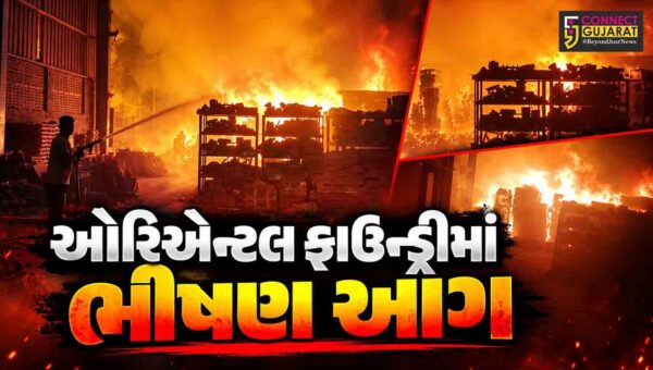 કચ્છ : ભચાઉ નજીક ઓરિએન્ટલ ફાઉન્ડ્રીમાં ભીષણ આગ,ટ્રાન્સફોર્મરમાં બ્લાસ્ટ થતાં અફરાતફરી