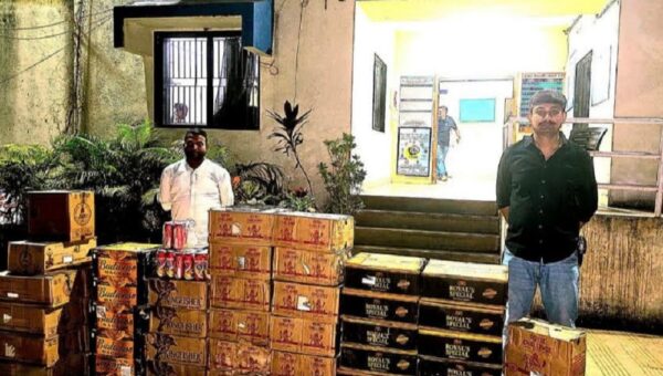 ભરૂચ: ક્રાઇમ બ્રાન્ચે નેત્રંગના કાંટીપાડામાંથી રૂ. 3.16 લાખનો વિદેશી દારૂ ઝડપી પાડ્યો, 2 આરોપી વોન્ટેડ 