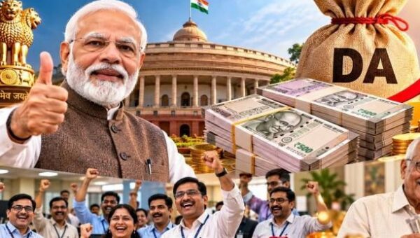 દિવાળી પહેલાં કેન્દ્રીય કર્મચારીઓને ભેટ: DA અને DRમાં વધારો, સરકારે ₹10,016 કરોડ મંજૂર કર્યા