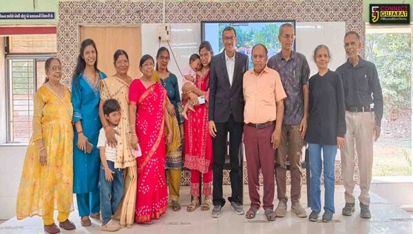 અંકલેશ્વર: ઠાકોરભાઈ પટેલ કૉલેજ ખાતે પ્રોફેસર હરેશકુમાર પરીખનો વિદાય સન્માન સમારોહ યોજાયો