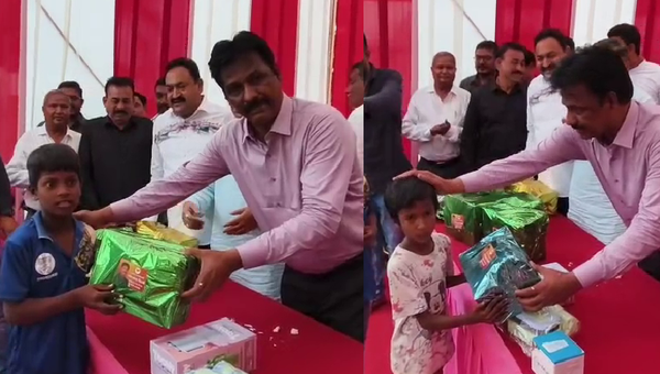 ભરૂચ: ધારાસભ્ય રમેશ મિસ્ત્રીના જન્મદિવસની અનોખી ઉજવણી, સેવા વસ્તીનાં બાળકોને કીટનું કર્યું વિતરણ